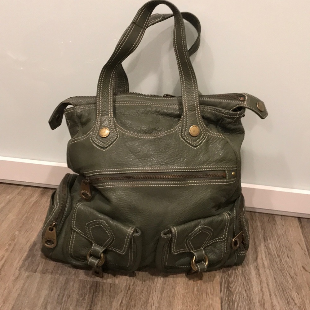 Green Marc by Marc Jacobs Leather oversized Purse